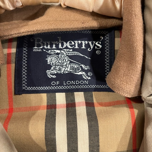 Burrberry Tan Vintage Alex Trench Coat Size XXL - Picture 4 of 7